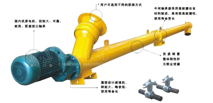 混凝土攪拌機配件螺旋輸送機